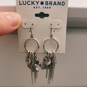 Lucky Brand Silver Earrings.